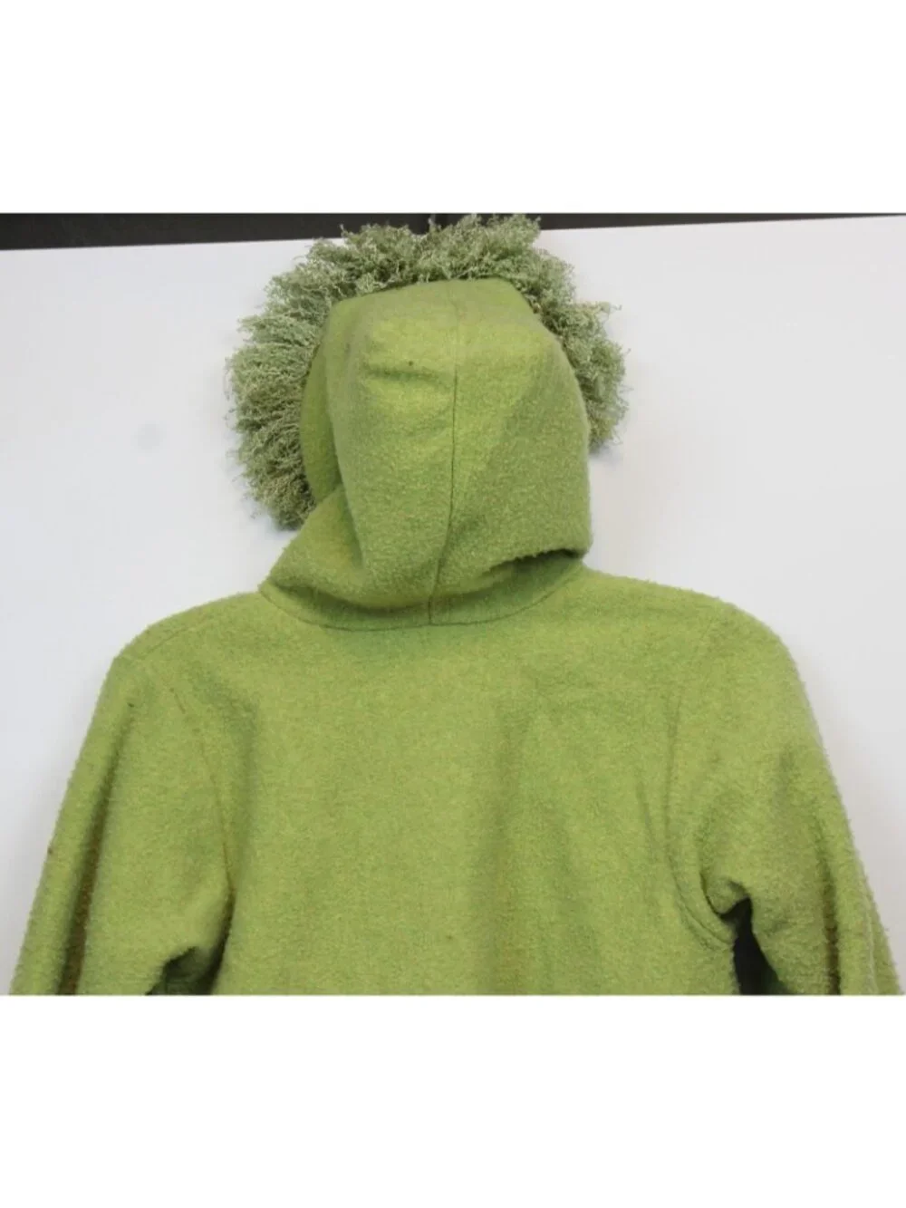 Corky's Swing Coat Cap sz 6x Girls Fringe Boho Whimsical Hooded Heavy Flower